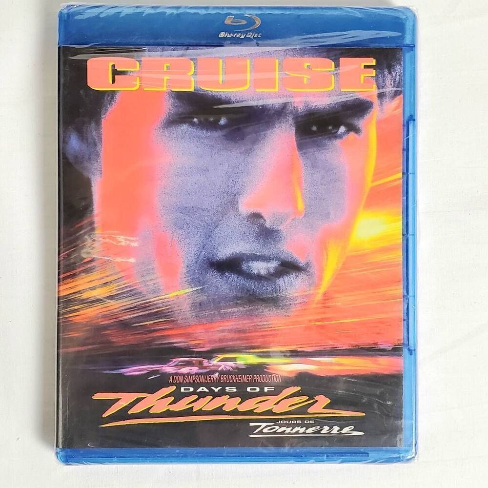 Days of Thunder (Blu-ray) Tom Cruise Racing Action Movie - New Sealed